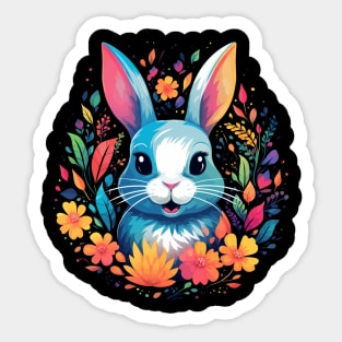 Rabbit Happiness Sticker